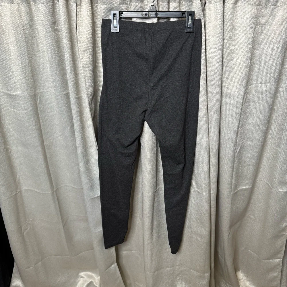 Just Be Grey Leggings with Tapered Fit and Elastic Waistband